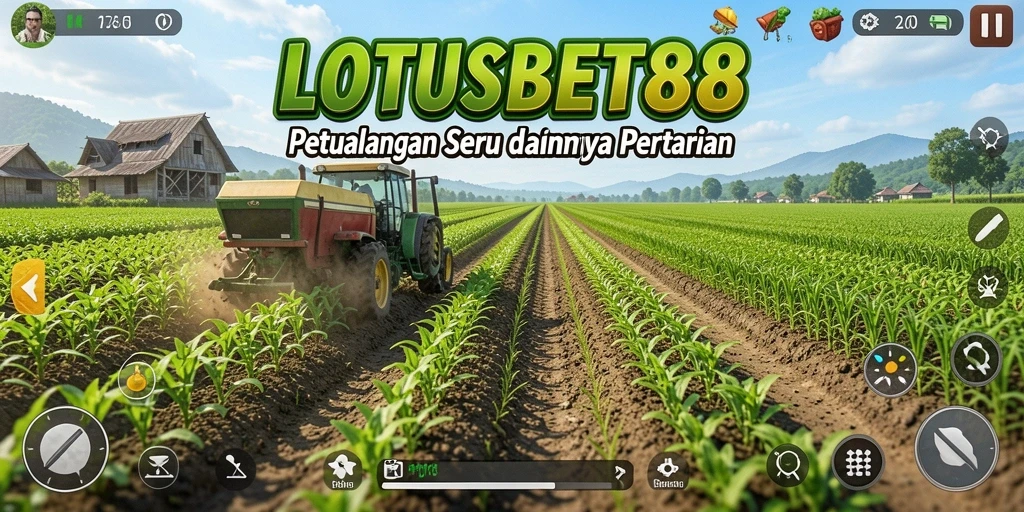 Tampilan menarik dari gameplay LOTUSBET88 dalam dunia pertanian.