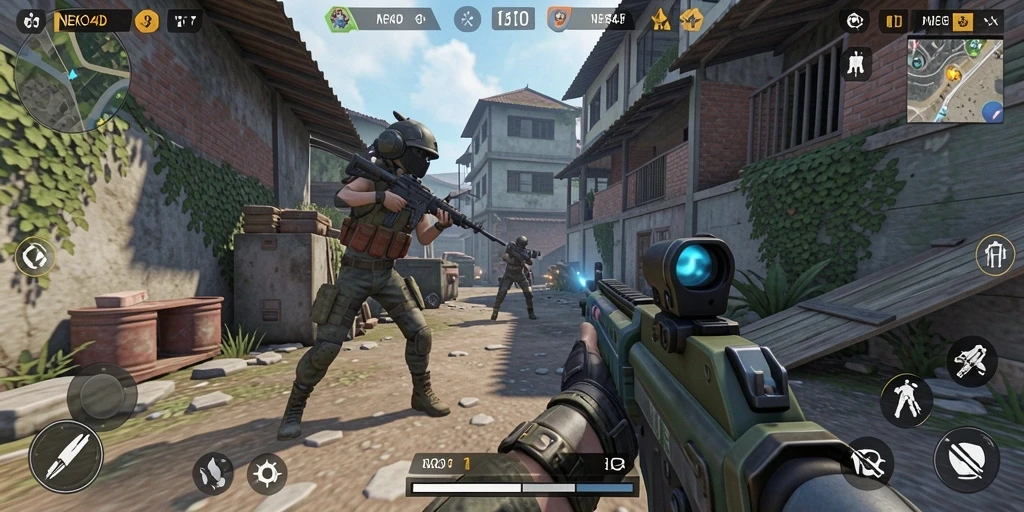 Tampilan gameplay seru dan intens dari NEKO4D.