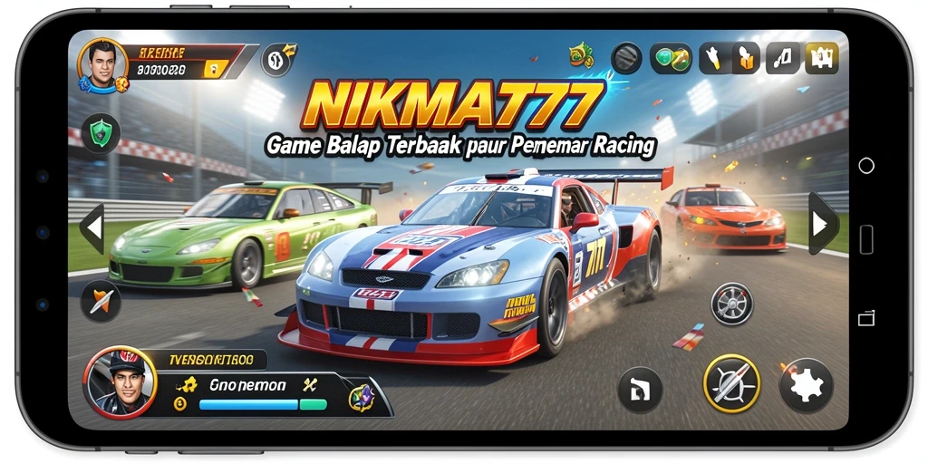 Gameplay Racing yang menegangkan dalam NIKMAT777.