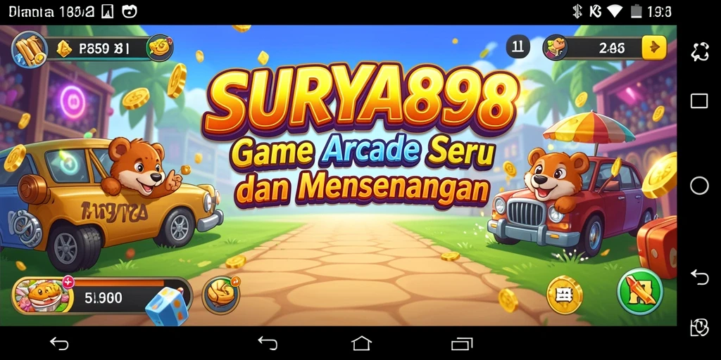 Tampilan gameplay SURYA898 yang penuh aksi dan warna.