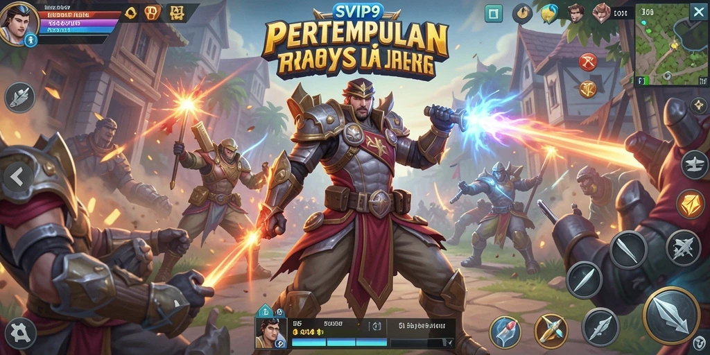 Tampilan pertempuran intens di SVIP9 dengan aksi mendebarkan.